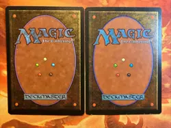 MTG 2 x Infernal Darkness Ice Age Lightly Played Condition Black Vintage!!! - Image 2