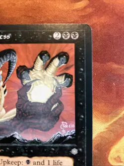 MTG 2 x Infernal Darkness Ice Age Lightly Played Condition Black Vintage!!! - Image 4