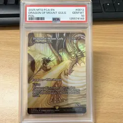 Dragon Of Mount Gulg Foil PSA 10 2025 Magic The Gathering Final Fantasy #0012 - Image 1