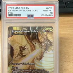 Dragon Of Mount Gulg Foil PSA 10 2025 Magic The Gathering Final Fantasy #0012 - Image 3