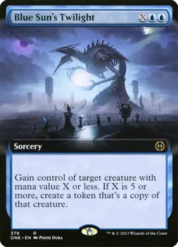 MTG Blue Sun's Twilight Extended Art ** All Will Be One ** English (NM) - Image 1