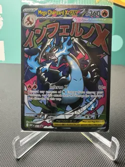 Pokemon Mega Charizard X ex 023 Me: Mega Evolution Promo Holo Sealed w/Oricorio - Image 1