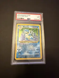 Pokemon 1999 Blastoise 2/102 Base Set Holo Unlimited MINT PSA 9 WOTC - Image 1