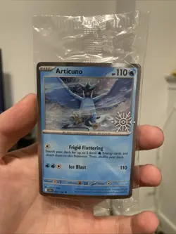 Articuno 032/159 - Sealed Holiday Calendar Snowflake Stamped Promo Holo Pokemon - Image 1
