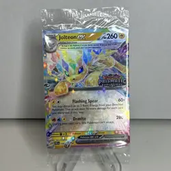 Jolteon Ex 030/131 SEALED Stamped Promo Pokemon TCG Prismatic Evolutions NM - Image 1