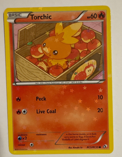 Torchic RC5/RC25 Legendary Treasures: Radiant Collection Holo Pokemon Card - Image 1
