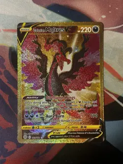 Galarian Moltres V - 183/172 - Pokemon Brilliant Stars Sword Shield Secret NM - Image 1
