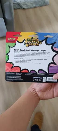 Pokemon TCG Mega Evolution Ascended Heroes 2 Pack Blister Larry Coin | IN HAND - Image 2