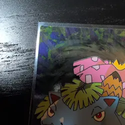 1999 Topps Pokemon TV Animation Series 1 - Venusaur #03 Blue Logo HOLO FOIL - Image 2