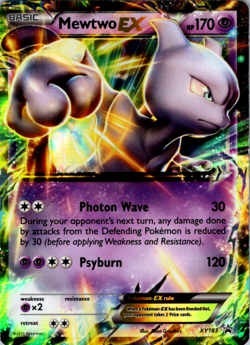Pokemon TCG - Mewtwo EX - XY183 - XY Promos - Ultra Rare Holo Promo (2016) - Image 1