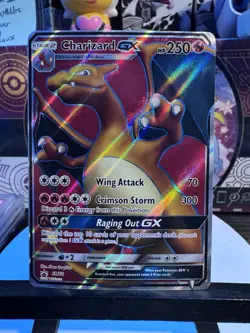 Charizard GX SM60 Pokemon TCG Sun & Moon Black Star Promo Holo Full Art Mint NM - Image 1