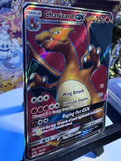 Charizard GX SM60 Pokemon TCG Sun & Moon Black Star Promo Holo Full Art Mint NM - Image 2