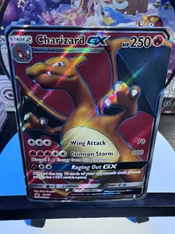Charizard GX SM60 Pokemon TCG Sun & Moon Black Star Promo Holo Full Art Mint NM - Image 3