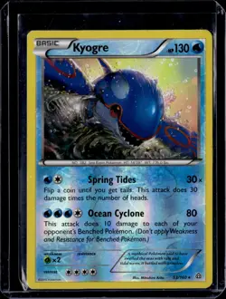 Kyogre 53/160 Rare Reverse Holo XY Primal Clash 2015 (MP) / Pokemon TCG - Image 1