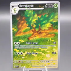 Sawsbuck 092/086 Illustration Rare SV: White Flare Pokemon TCG NM - Image 1