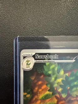 Pokemon TCG Sawsbuck 092/086 Illustration Rare White Flare MINT/NM - Image 4