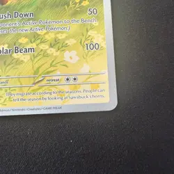 Sawsbuck 092/086 White Flare Illustration Rare Pokemon TCG Card NM - Image 4