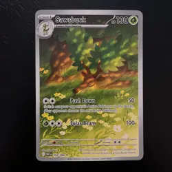 Pokemon TCG Sawsbuck 092/086 Illustration Rare White Flare MINT/NM - Image 1