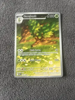Sawsbuck 092/086 White Flare Illustration Rare Pokemon TCG Card NM - Image 1
