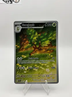 Sawsbuck 092/086 White Flare Illustration Rare Pokemon TCG Card NM - Image 1