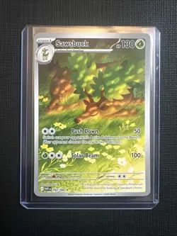 Pokemon TCG Sawsbuck 092/086 Illustration Rare White Flare MINT/NM - Image 1