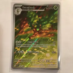 Sawsbuck 092/086 Illustration Rare SV: White Flare Pokemon TCG Full Art NM - Image 1