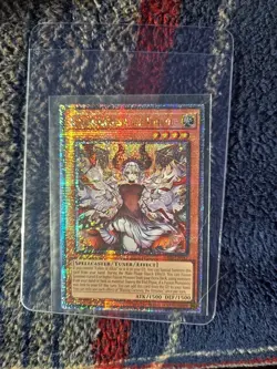 YGO Blazing Cartesia, the Virtuous Quarter Century Secret Alt Art NM RA04-EN041 - Image 1