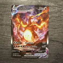 Pokemon TCG Charizard VMAX SWSH261 Black Star Promos Holo Card NM Condition - Image 1