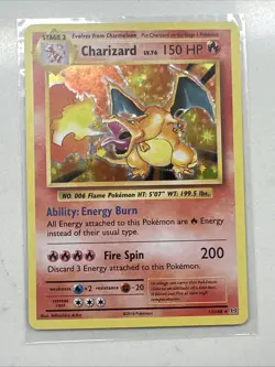 Charizard 11/108 Holo Rare- Near Mint- Pack Fresh- XY Evolutions Pokemon Card - Image 1