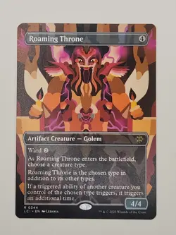 Roaming Throne (Borderless) The Lost Caverns of Ixalan Regular - Image 1
