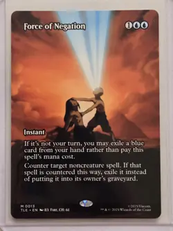 Force of Negation (Borderless) - [Avatar: The Last Airbender: Eternal-Legal] MTG - Image 1
