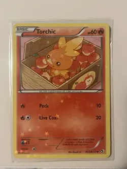 Pokemon TCG Torchic RC5/RC25 Legendary Treasures Radiant Collection 2013 MP - Image 1