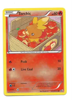 Torchic RC5/RC25 Legendary Treasures: Radiant Collection Holo Pokemon TCG - NM - Image 1