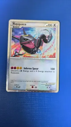 Rayquaza SL10 Holo Secret Rare Call Of Legends Pokemon Card - Image 1
