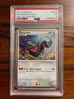 Pokemon TCG Rayquaza Holo Call Of Legends SL10 PSA 3 Very Good - Image 1