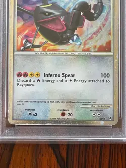 Pokemon TCG Rayquaza Holo Call Of Legends SL10 PSA 3 Very Good - Image 5