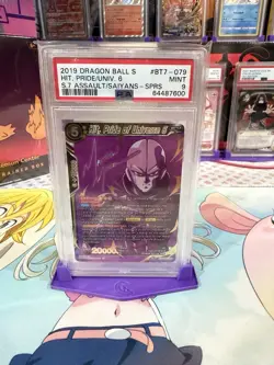 2019 Dragon Ball Super Hit, Pride of Universe 6 PSA 9 Mint Card #BT7-079 - Image 1