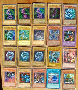 Yu Gi Oh Cards Dark Magician, Blue eyes white dragon... - Image 1
