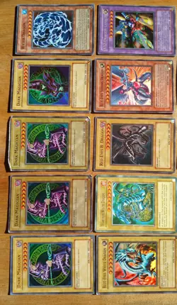 Yu Gi Oh Cards Dark Magician, Blue eyes white dragon... - Image 5