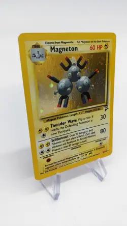 Pokemon Card Magneton Base Set 2 2000 Holo 9/130 LP - Image 3