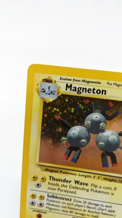 Pokemon Card Magneton Base Set 2 2000 Holo 9/130 LP - Image 5