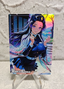 Shinobu Trading Card Waifu Goddess Story Anime Girl holo Karte Manga Full Art - Image 1