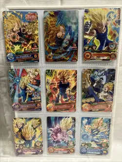 Dragon Ball Z Super Saiyan Vegeta Clear File & 9-Pocket Card Display Set Japan - Image 2