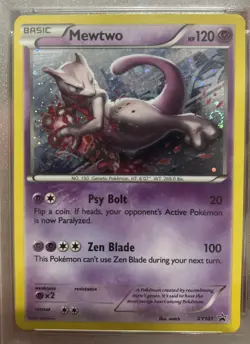 2015 Pokemon Mega Mewtwo Products #XY101 Mewtwo Holo PSA 10 - Image 4