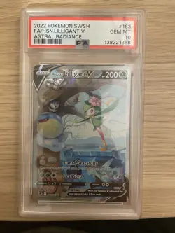 Pokemon Hisuian Lilligant V Astral Radiance Full Alt Art #163 PSA 10 Gem Mint - Image 1