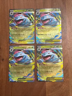 Pokemon TCG Mega Venusaur EX 003/132 Set Of 4 Mega Evolutions - Image 1