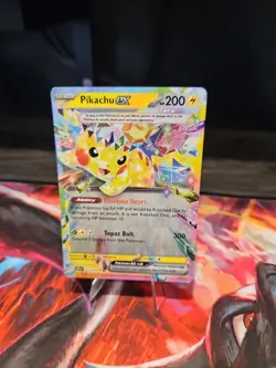 Pokemon TCG Surging Sparks Tera Double Rare Pikachu EX 057/191 NM Condition - Image 3