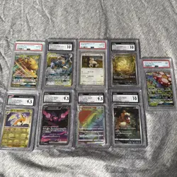 CGC AND PSA SLABS ALL SOLD TOGETHER Pokemon TCG - Image 1
