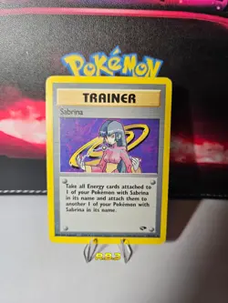 Pokemon TCG | Sabrina - 110/132 Non-Holo | Gym Challenge Set 2000 | Vintage WOTC - Image 1