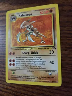 Kabutops 24/62 - Fossil - Pokemon TCG Non Holo - Image 2